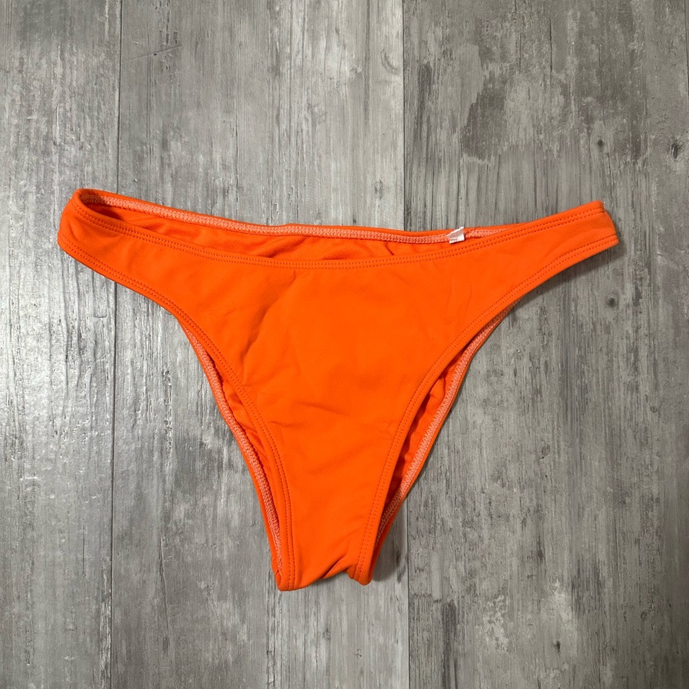 Shade & Shore Bright Orange Bikini Bottom